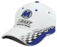 Torino Structured 6-Panel Cap with Racing Embroidery and Sandwich Peak thumbnail 1 torino cap - madhats.com.au