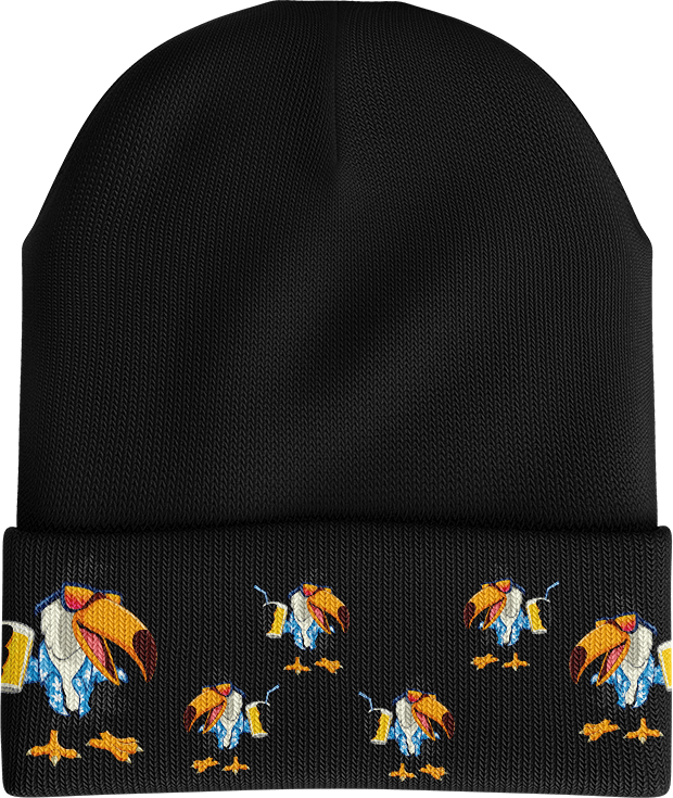 Trendy Toucan Reflective Stripe Beanie with 3M Thinsulate