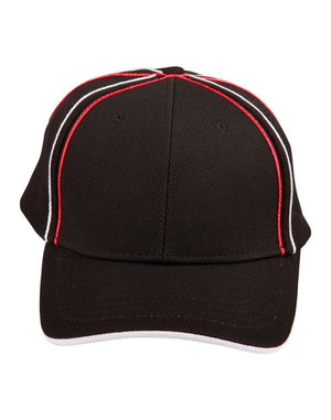 
            
                Load image into Gallery viewer, Tri-color pique mesh structured cap - madhats.com.au
            
        