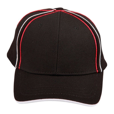 Tri-Colour Pique Mesh Cap