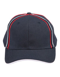 Tri-Colour Pique Mesh Structured Cap with UPF 50+ Protection thumbnail 2 tri-color pique mesh structured cap - madhats.com.au