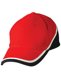 Tri-color Heavy Brushed Cotton Baseball Cap with Adjustable Strap thumbnail 12 tri-color sue heavy brushed cotton cap - madhats.com.au