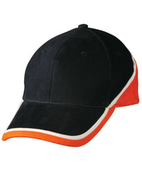 Tri-color Heavy Brushed Cotton Baseball Cap with Adjustable Strap thumbnail 9 tri-color sue heavy brushed cotton cap - madhats.com.au