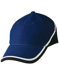 Tri-color Heavy Brushed Cotton Baseball Cap with Adjustable Strap thumbnail 13 tri-color sue heavy brushed cotton cap - madhats.com.au