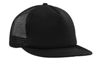 Trucker Mesh Cap with Flat Peak and Snap Closure thumbnail 1