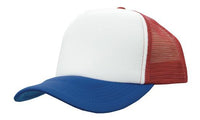 Premium 5-Panel Mesh Trucker Cap with Pre-Curved Peak thumbnail 3