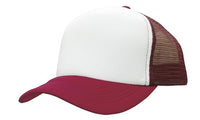 Premium 5-Panel Mesh Trucker Cap with Pre-Curved Peak thumbnail 7