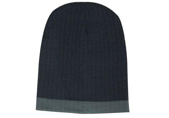Two Tone Cable Knit Beanie Toque with Premium Dual Colors