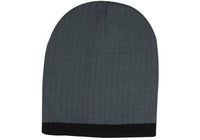 Two Tone Cable Knit Beanie Toque with Premium Dual Colors thumbnail 6 two tone cable knit beanie - toque - madhats.com.au