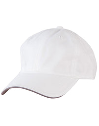 Underpeak Contrast Colour Baseball Cap with Stylish Brim Accent thumbnail 5