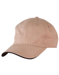 Underpeak Contrast Colour Baseball Cap with Stylish Brim Accent thumbnail 3