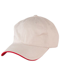 Underpeak Contrast Colour Baseball Cap with Stylish Brim Accent thumbnail 4