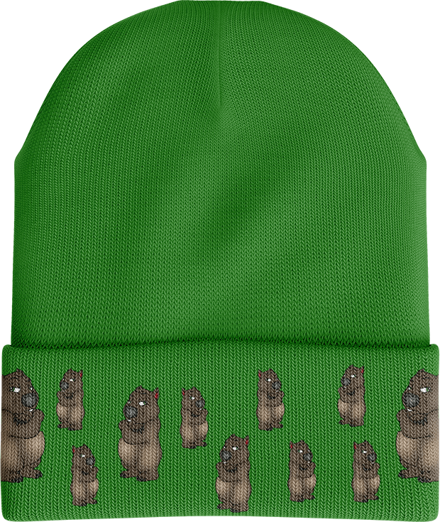 Wally Wombat Insulated Reflective Stripe Beanie