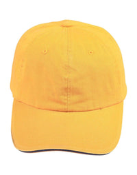Premium Washed Cotton Unstructured Polo Sandwich Cap thumbnail 6
