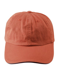 Premium Washed Cotton Unstructured Polo Sandwich Cap thumbnail 4