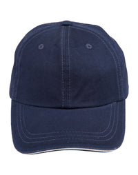 Premium Washed Cotton Unstructured Polo Sandwich Cap thumbnail 5