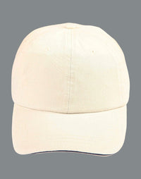 Premium Washed Cotton Unstructured Polo Sandwich Cap thumbnail 3
