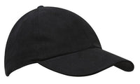 Water Resistant Polynosic 6-Panel Low Profile Cap with Pre-Curved Peak thumbnail 4 water resistant polynosic - madhats.com.au