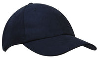 Water Resistant Polynosic 6-Panel Low Profile Cap with Pre-Curved Peak thumbnail 2 water resistant polynosic - madhats.com.au