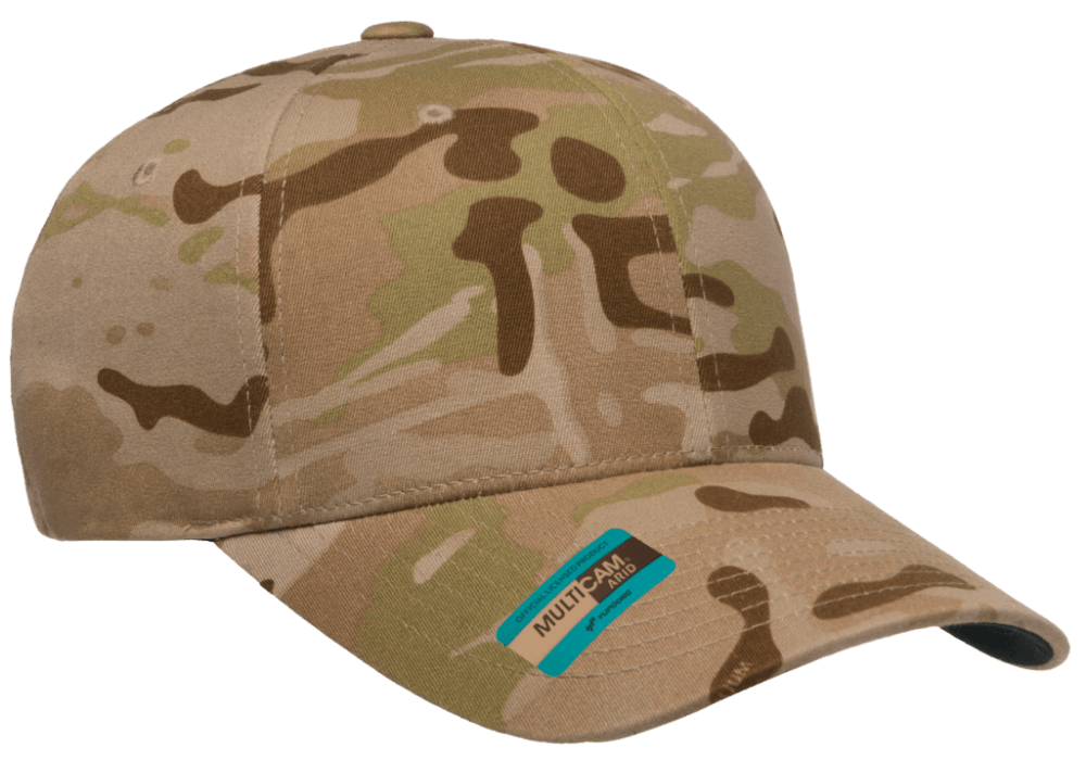 Yupoong Flexfit Multicam Camo 6 Panel Cap - madhats.com.au