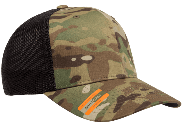 Yupoong Flexfit MultiCam Cotton Camo Trucker Mesh