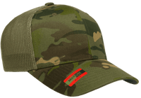 Yupoong Flexfit MultiCam Cotton Camo Trucker Mesh thumbnail 6