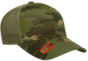 
            
                Load image into Gallery viewer, Yupoong Flexfit MultiCam Cotton Camo Trucker Mesh - madhats.com.au
            
        