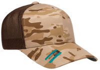 Yupoong Flexfit MultiCam Cotton Camo Trucker Mesh thumbnail 4