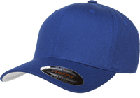 Yupoong V-Flexfit Cotton Twill Cap in Navy, Red, Royal & White thumbnail 2