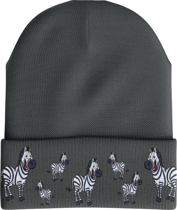 Ziva Zebra Reflective Insulated Beanie with 3M Thinsulate